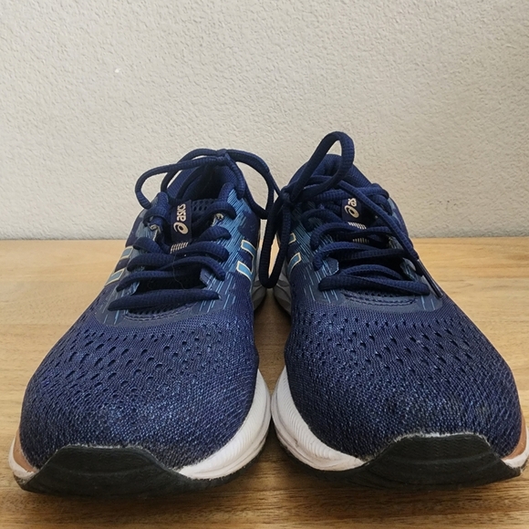 Asics Womens Gel Excite 7 Running Shoes Sneakers Low Top Navy Blue Size 9.5 - Picture 7 of 12